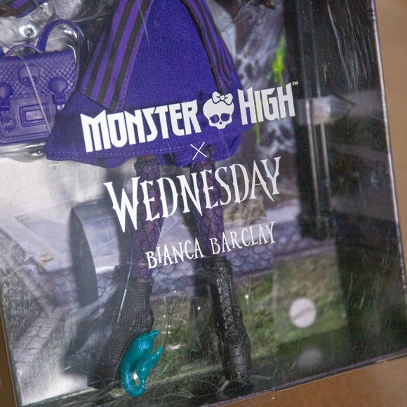Mattel Monster High x Wednesday Bianca Barclay Doll New In Hand NIB - Picture 7 of 7